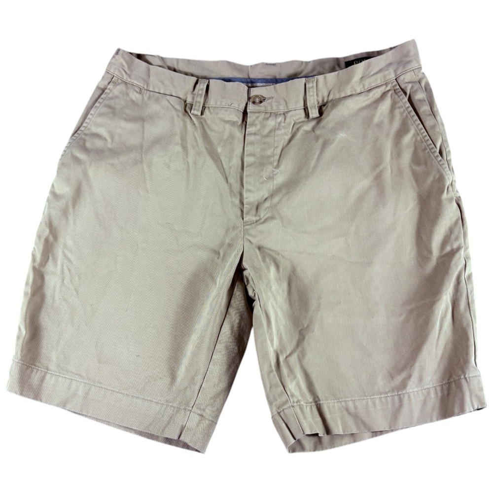 Polo Ralph Lauren Chino Shorts Mens 34 Khaki Durable Heritage Classic Fit 9"